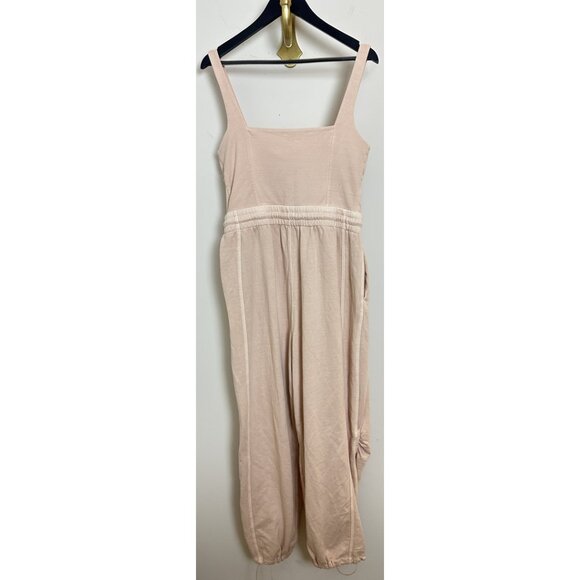 FREE PEOPLE Movement Inbound Onesie Stretch Jumpsuit in Cashmere Size Large - Picture 7 of 9